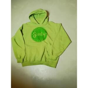 Scentsy Lime Green Hoodie Adult Size L Lime Green Sweatshirt
